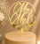 Topper Mr &amp; Mrs na tort weselny wersja 4