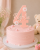 *HIT* Personalizowany Topper na tort cyfra 4 z imieniem i kwiatkami WARSTWOWY