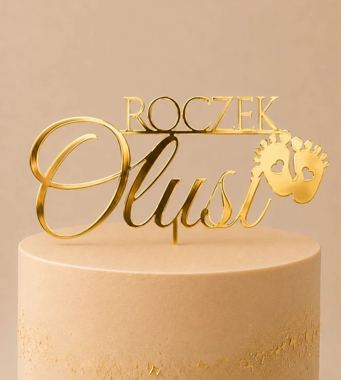 Topper na Roczek+ stópki.jpg