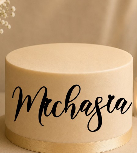 Topper na tort imię