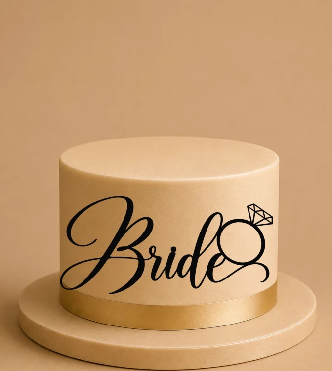 Topper na tort Bride