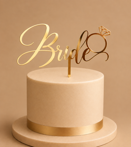 Topper Bride z pierścionkiem