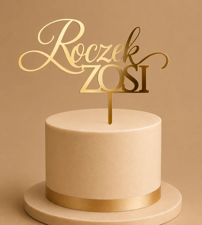 Topper na Roczek z imieniem