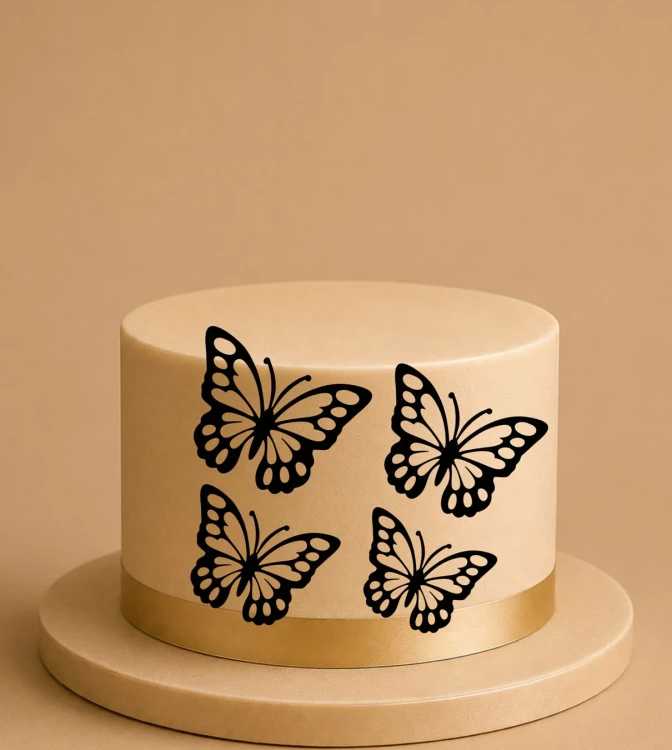 Motyl na tort
