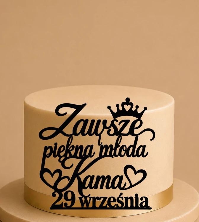 Topper Zawsze Piękna i Młoda