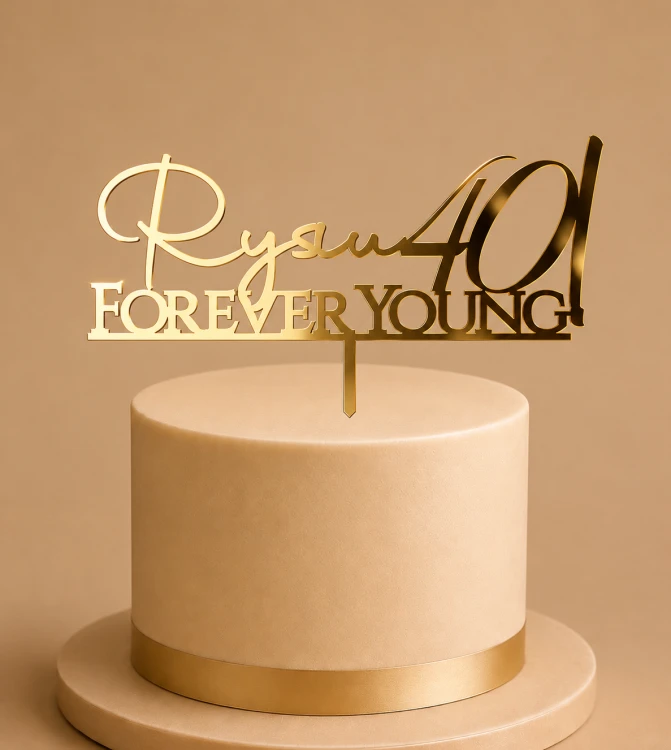 Topper forever young + imię i liczba.png