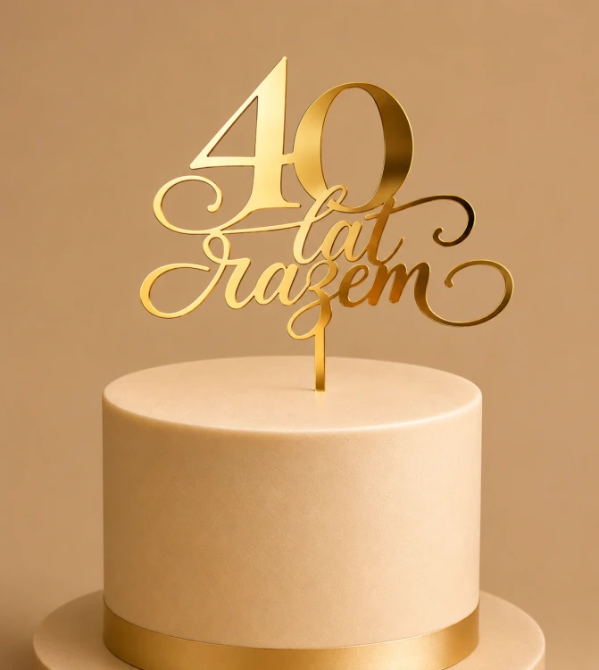 Topper 40 lat razem