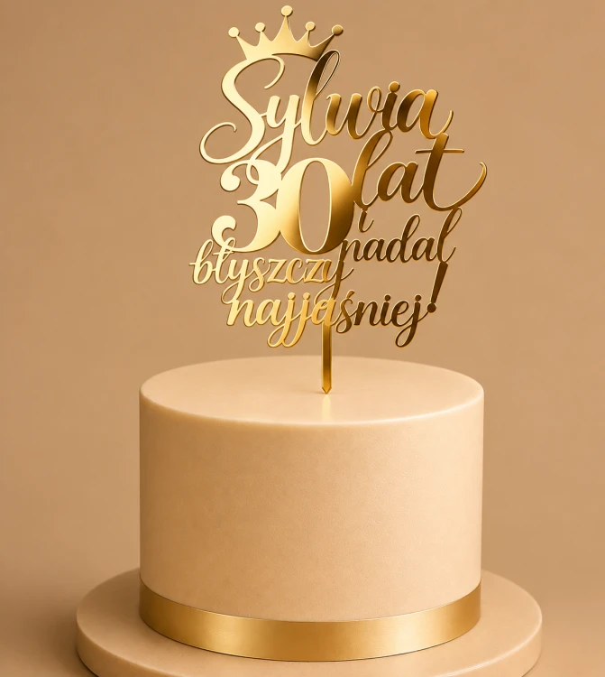 Topper na tort