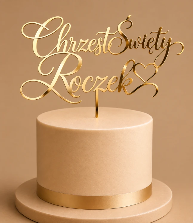 Topper na Chrzest Święty i Roczek.png