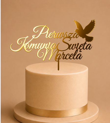 Topper Personalizowany Pierwsza Komunia Święta.png
