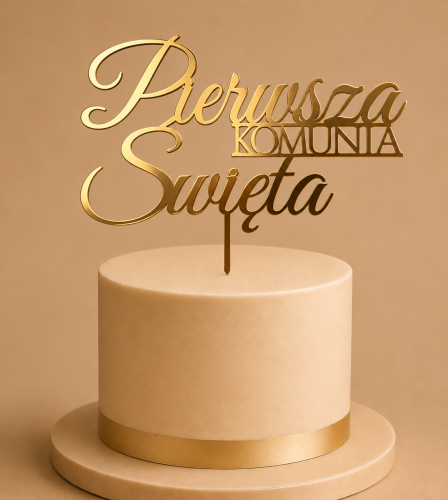 Topper na przyjęcie z okazji Komunii Świętej.png