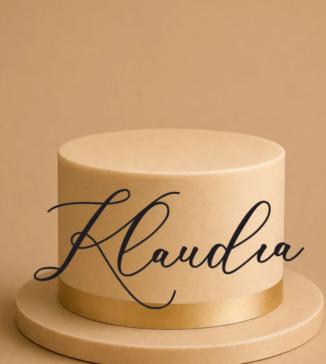 Topper na tort z imieniem