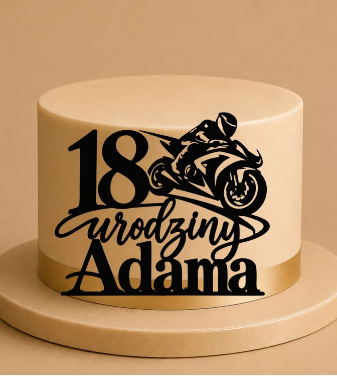 Topper na tort z imieniem